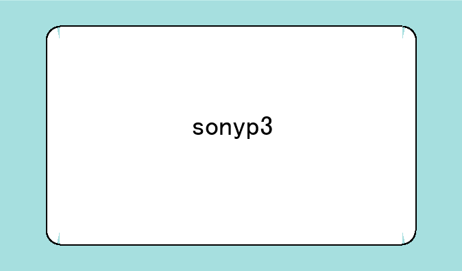 sonyp3