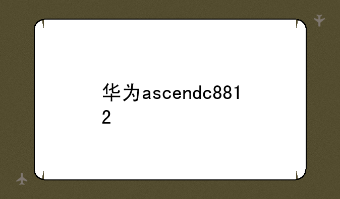 华为ascendc8812