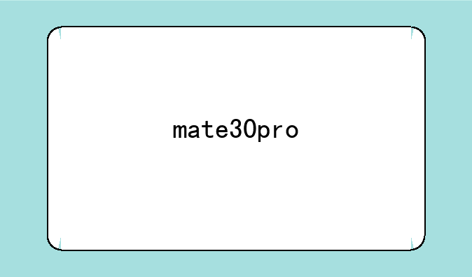 mate30pro