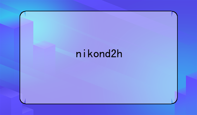 nikond2h